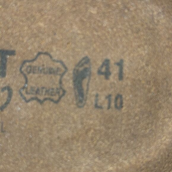 Naot Nara Sterling Silver Textured Leather Sandals Sz 41/US 10-10.5 - Picture 5 of 7